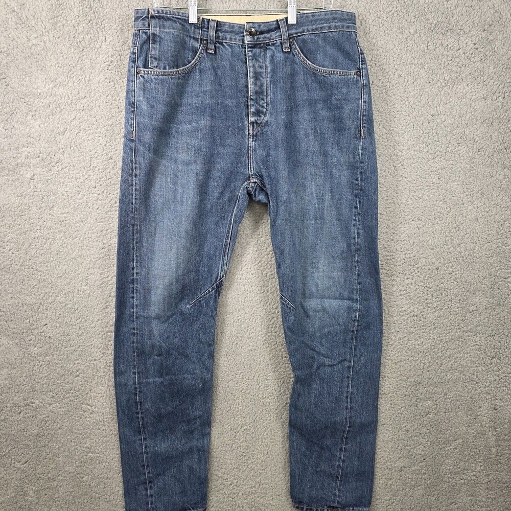 Rag & Bone Men's Selvedge Button Fly Blue Jeans Size 32x30